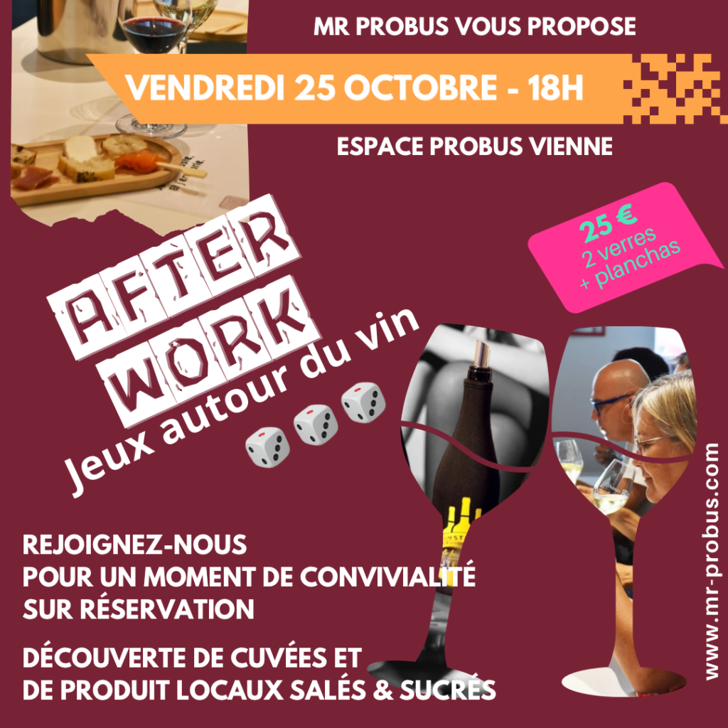 After Work Octobre 25 Espace Probus Vienne